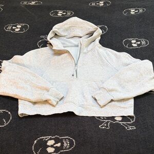 Lululemon Light Heather 1/4 Zip Scuba Pullover M/L
